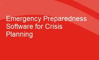 Image for Emergency Preparedness Software for Crisis Planning